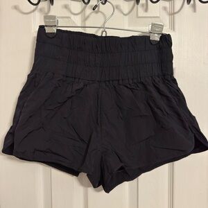 Gianni Bini Black Athletic Shorts with Elastic Waistband